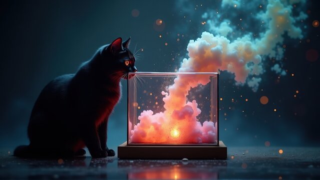 Curious Cat and Mystical Cube