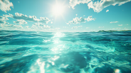 楽園のきらめく海