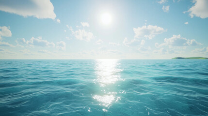 楽園のきらめく海