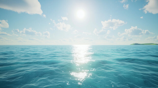 楽園のきらめく海