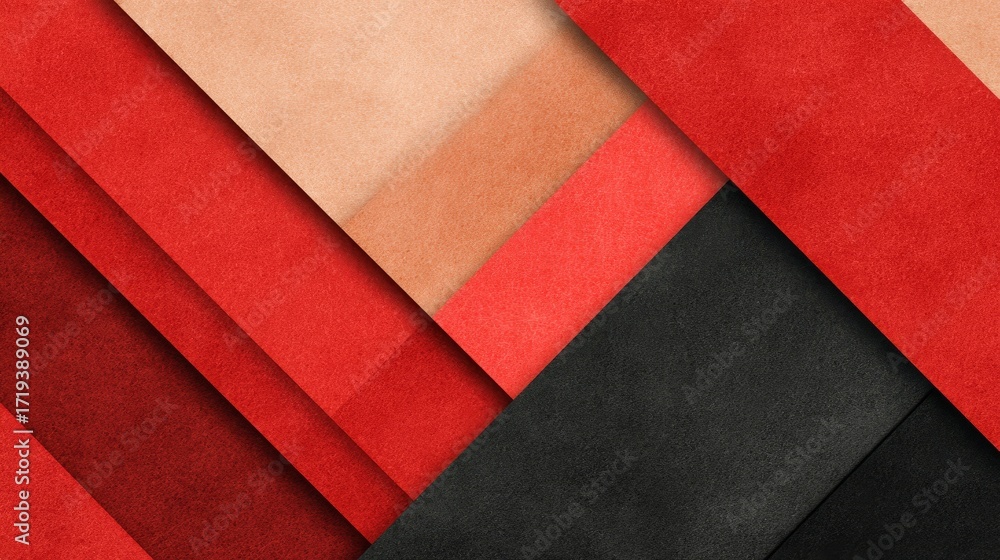 Poster dynamic diagonal design, striking red and black abstract background image for modern projects.