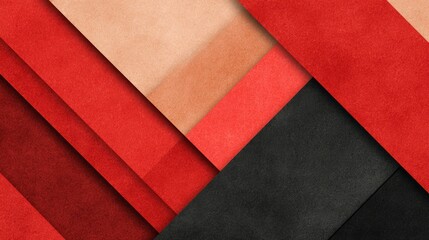 Fototapeta premium Dynamic diagonal design, striking red and black abstract background image for modern projects.