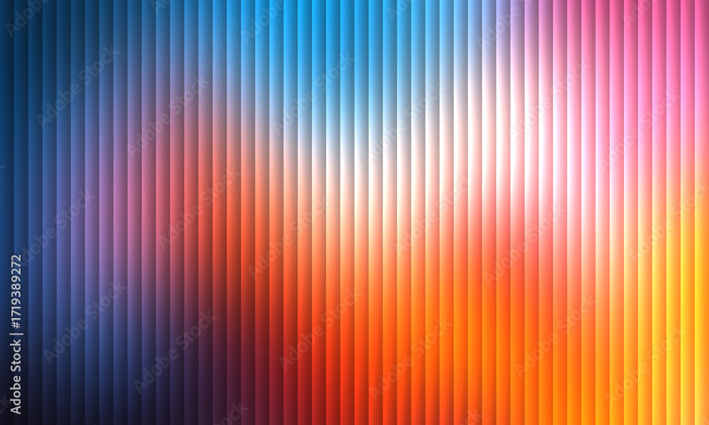 Poster vibrant abstract background with vertical lines and gradient colors for modern design