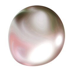 abstract organic shape pearl iridescent color high quality closed up