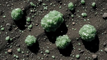 Lunar Olivine-Rich Terrain Texture