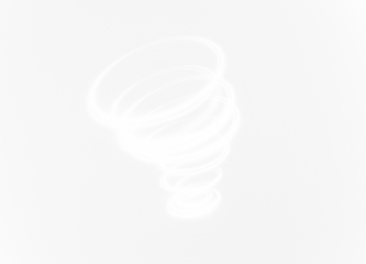 Swirling light tornado effect PNG overlay for creative projects. Transparent