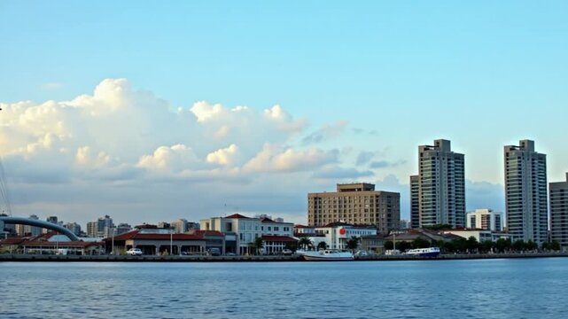 Exterior Porto Belo Skyline at Porto Belo Santa Catarina Brazil.. Stunning Background.