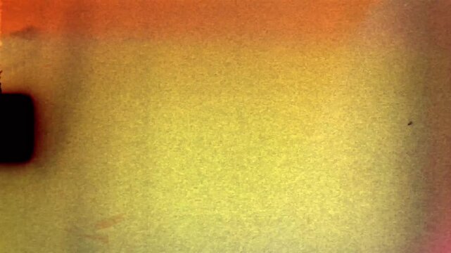 Film leaders rolling texture Sprocket hole. Analog noise, dust, scratches, grain vintage overlay. High quality 4k footage