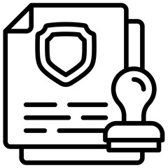 Obraz premium Compliance Icon