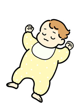 寝ている赤ちゃん