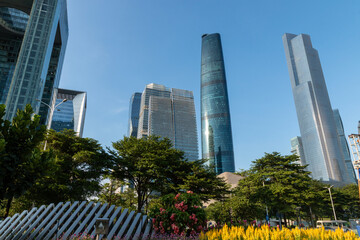 Obraz premium modern office buildings in guangzhou