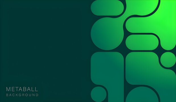 A vibrant, abstract digital wallpaper featuring a metaball background. - Powered by Adobe