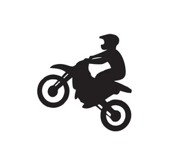 Motocross Helmet Silhouette.eps