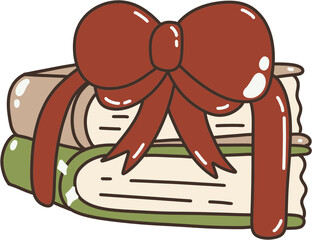 Winter Cozy Bookish Clipart