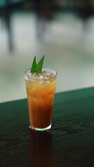 tamarind and star fruit tea at the cafe