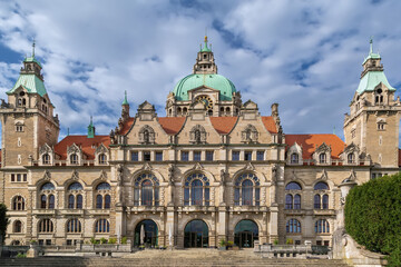 Fototapeta premium New Town Hall, Hanover, Germany