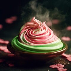 Whimsical Swirled Dessert A Culinary Dream