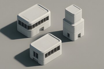 Minimal Modern Building Illustration for Real Estate Projects