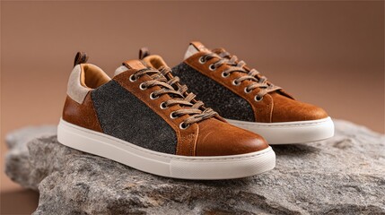 Stylish casual footwear, perfect for everyday wear. These shoes blend comfort and fashion, suitable for a variety of occasions. Great for any wardrobe.
