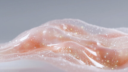 Fototapeta premium Artificial skin technology for medical transplantation research. Advanced bioengineering concept shows synthetic tissue development. Scientific innovation in regenerative medicine and biotechnology.
