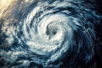 Fantasy glowing spiral ocean vortex