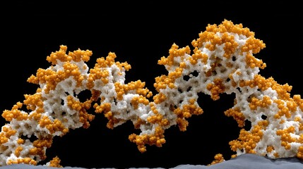 Abstract Structure of Organic Molecules Under Electron Microscope