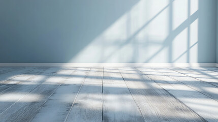 empty room with wooden floor