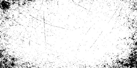 Abstract textured black ink splat on a grunge background with a macro pattern of water drops