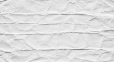 Textured white paper surface with subtle horizontal creases and lines for creative backgrounds