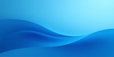 Abstract blue wave design with flowing curves and light patterns