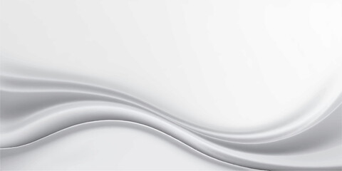 Abstract white background with a dynamic flow of subtle blue and gray waves, creating a smooth, elegant texture for wallpaper or a business backdrop
