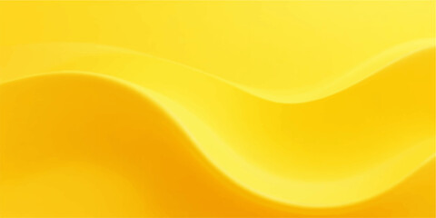 Abstract bright orange and yellow gradient wave pattern vector illustration background