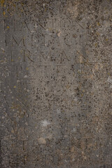 latin inscriptions on stone