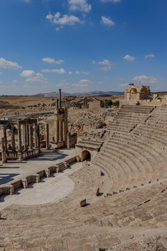 roman amphitheater in north africa