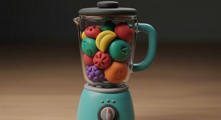 Clay Blender in Mastic Style &ndash; Playful Kitchen Appliance Design