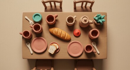 Brown Toned Kitchen Scene