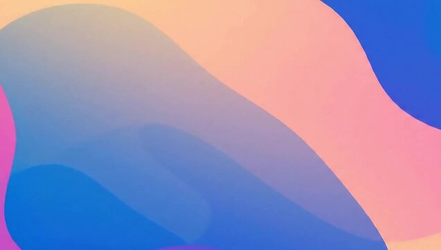 Abstract fluid art in a gradient style, with flowing shapes, this captivating artwork boasts a dreamy, colorful palette, creating a mesmerizing visual.