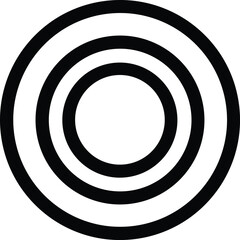 Concentric circles abstract geometric design simple modern repeating pattern circular shapes elegant clean visual element