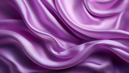Obraz premium Abstract Purple Wavy Shimmering Backdrop An Elegant Pastel Satin Wavy Background