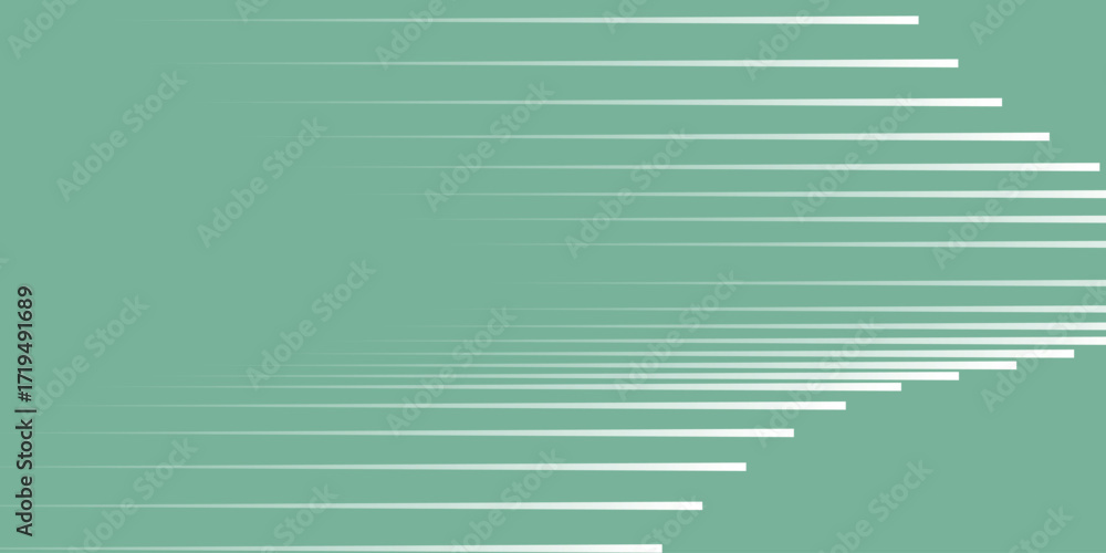 Poster minimalist green abstract background with elegant and modern white wavy lines. simple background con