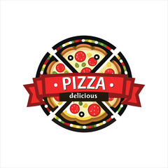 Pizza Logo Design – Delicious Food Branding Vector
