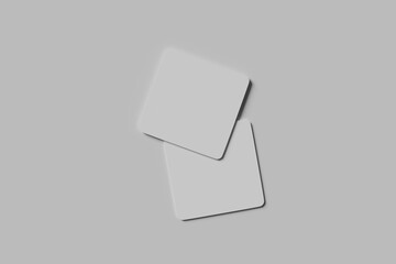 Blank Coaster Mockup