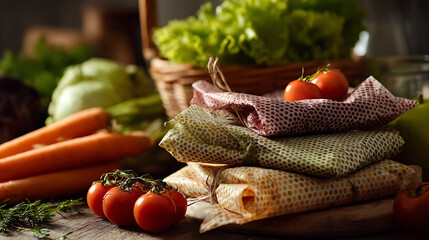 Italian food spread with pizza pasta and fresh ingredients on a dark background
