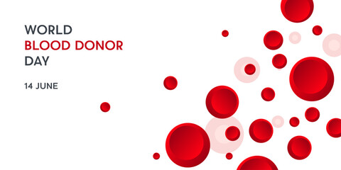 World Blood Donor Day  14 June  Red Blood Cells Graphic