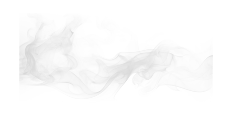 Ethereal wisps of smoke dancing in the darkness evoking mystery and wonder soft gradients against a stark black backdrop