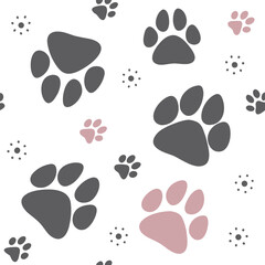 seamless pattern with cats