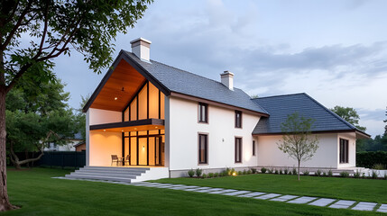 Architect with Model House