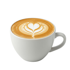 Hot Latte cup of coffee png. cup of cappuccino png. cup of white coffee top view png. coffee cup full of coffee bird's eye view isolated. coffee with milk png