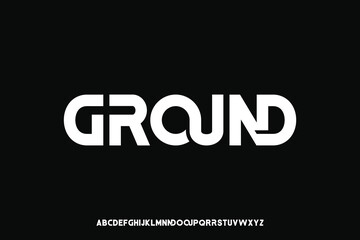 Display alphabet font vector design suitable for headline, poster, logo, magazine and many more