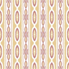 Seamless Geometric Ethnic Pattern with Traditional Decorative Design, perfect for wallpaper or background design